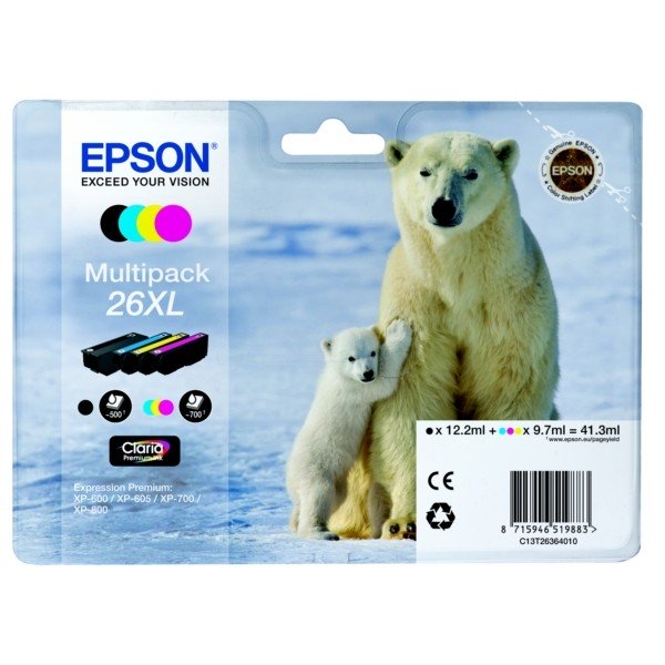 PACK original EPSON 26XL ( ours )
